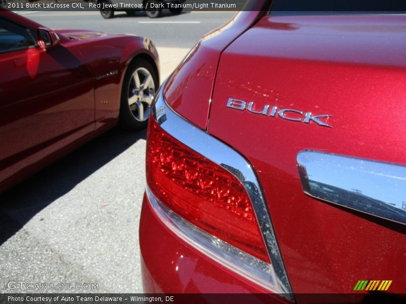 Red Jewel Tintcoat / Dark Titanium/Light Titanium 2011 Buick LaCrosse CXL