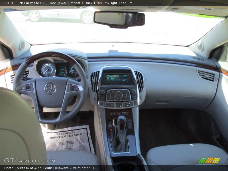 Red Jewel Tintcoat / Dark Titanium/Light Titanium 2011 Buick LaCrosse CXL