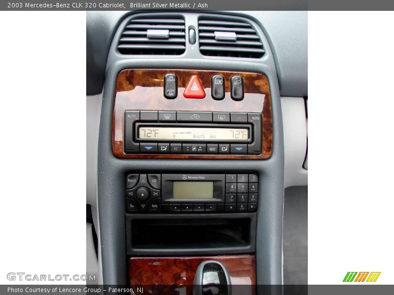 Brilliant Silver Metallic / Ash 2003 Mercedes-Benz CLK 320 Cabriolet