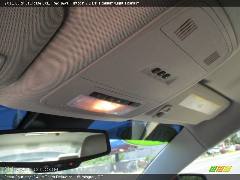 Red Jewel Tintcoat / Dark Titanium/Light Titanium 2011 Buick LaCrosse CXL