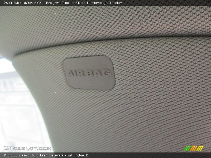 Red Jewel Tintcoat / Dark Titanium/Light Titanium 2011 Buick LaCrosse CXL