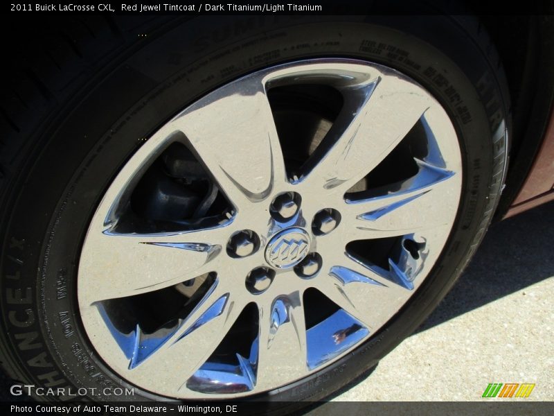 Red Jewel Tintcoat / Dark Titanium/Light Titanium 2011 Buick LaCrosse CXL