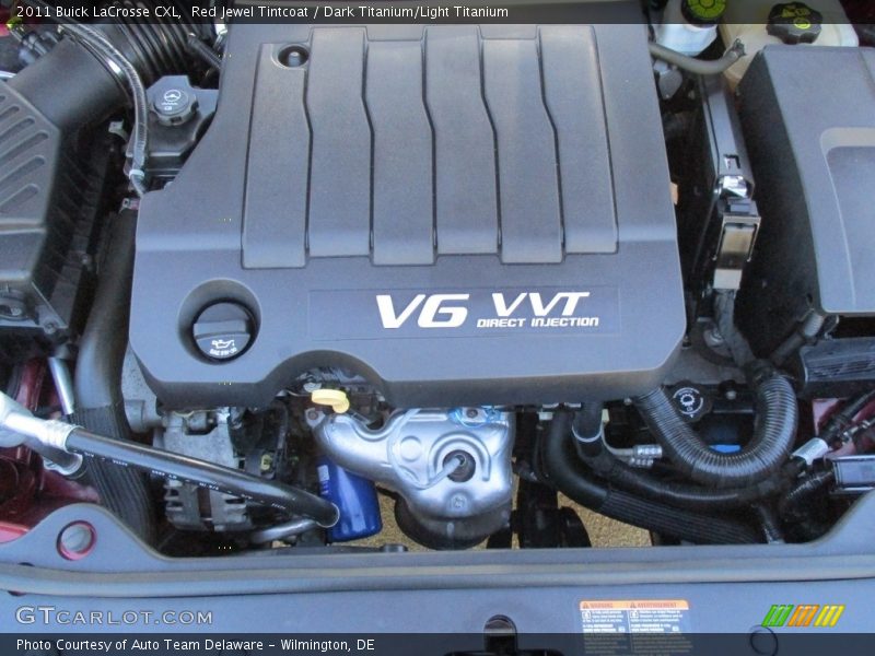 Red Jewel Tintcoat / Dark Titanium/Light Titanium 2011 Buick LaCrosse CXL