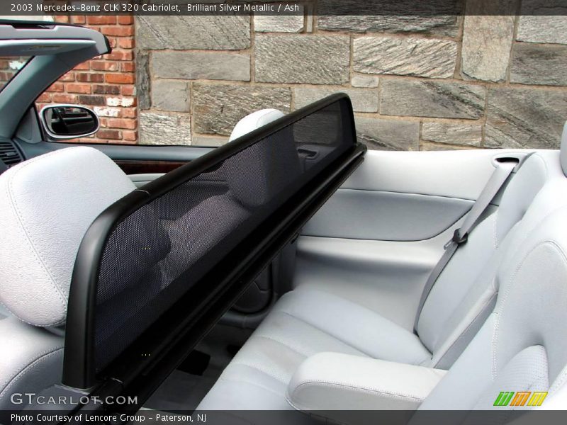 Brilliant Silver Metallic / Ash 2003 Mercedes-Benz CLK 320 Cabriolet
