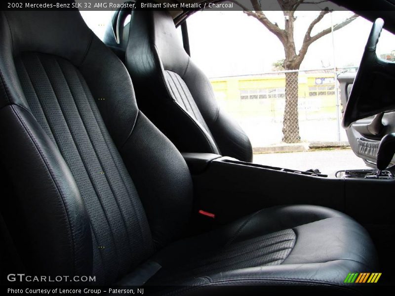 Brilliant Silver Metallic / Charcoal 2002 Mercedes-Benz SLK 32 AMG Roadster