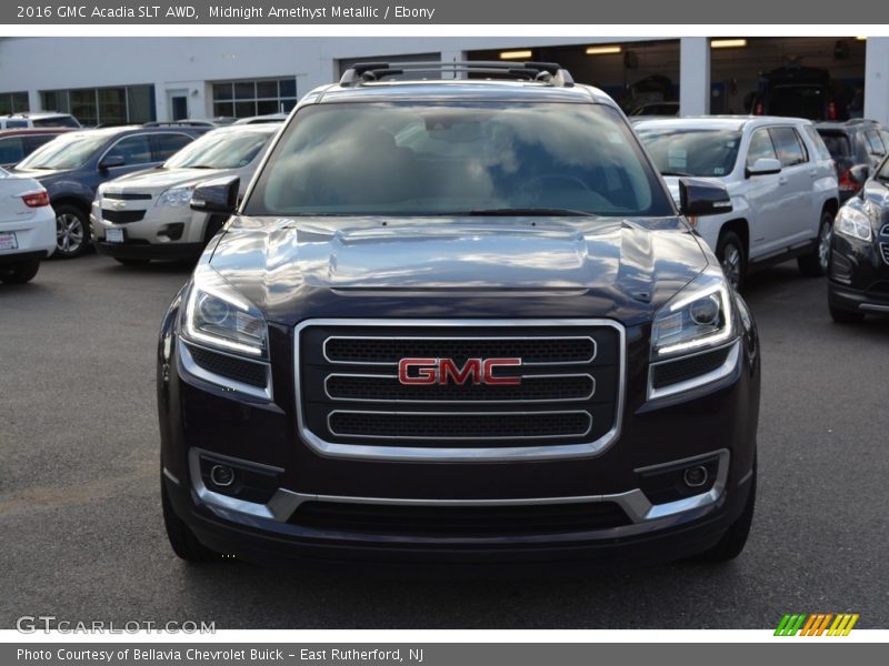 Midnight Amethyst Metallic / Ebony 2016 GMC Acadia SLT AWD