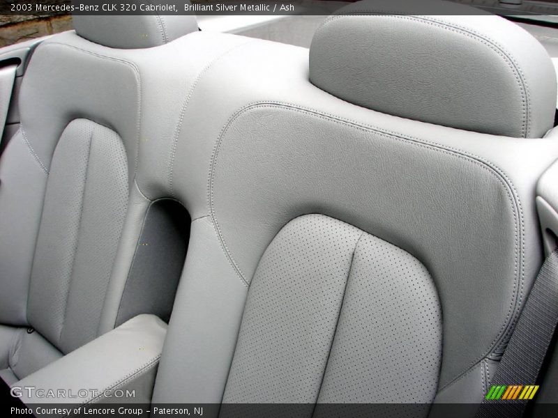 Brilliant Silver Metallic / Ash 2003 Mercedes-Benz CLK 320 Cabriolet