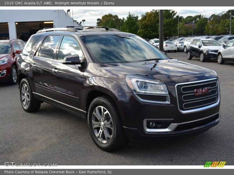 Midnight Amethyst Metallic / Ebony 2016 GMC Acadia SLT AWD