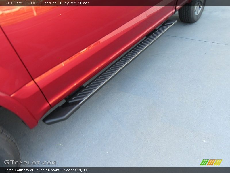 Ruby Red / Black 2016 Ford F150 XLT SuperCab