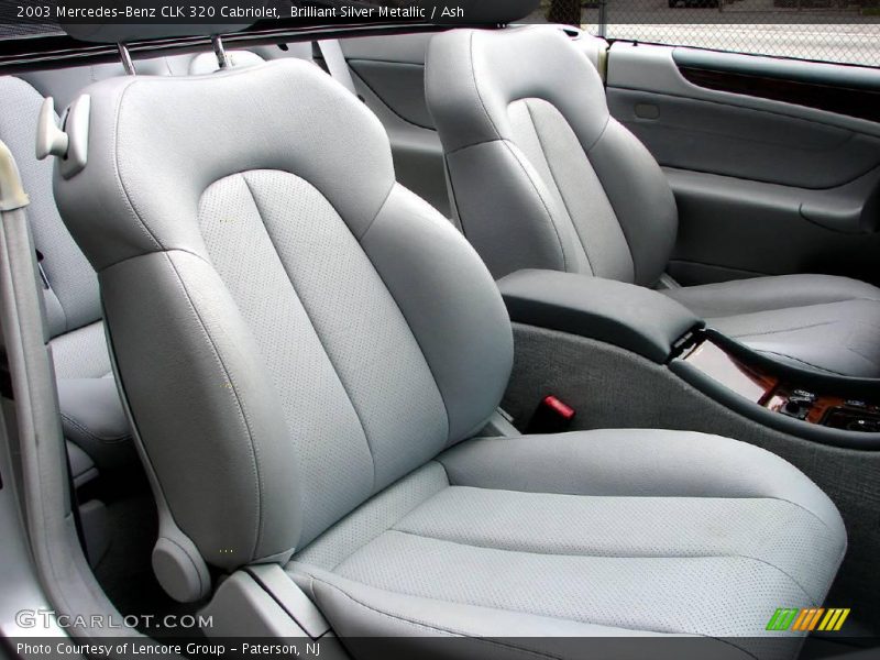 Brilliant Silver Metallic / Ash 2003 Mercedes-Benz CLK 320 Cabriolet