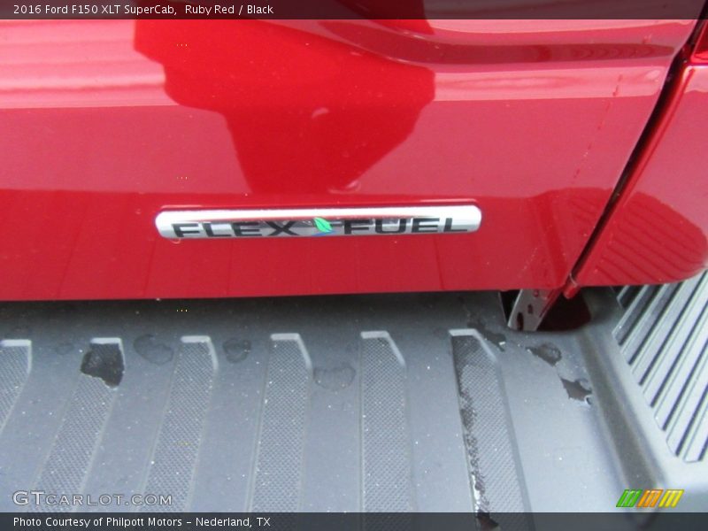 Ruby Red / Black 2016 Ford F150 XLT SuperCab