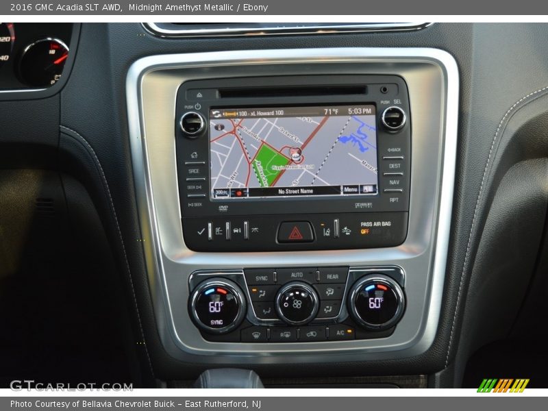 Midnight Amethyst Metallic / Ebony 2016 GMC Acadia SLT AWD
