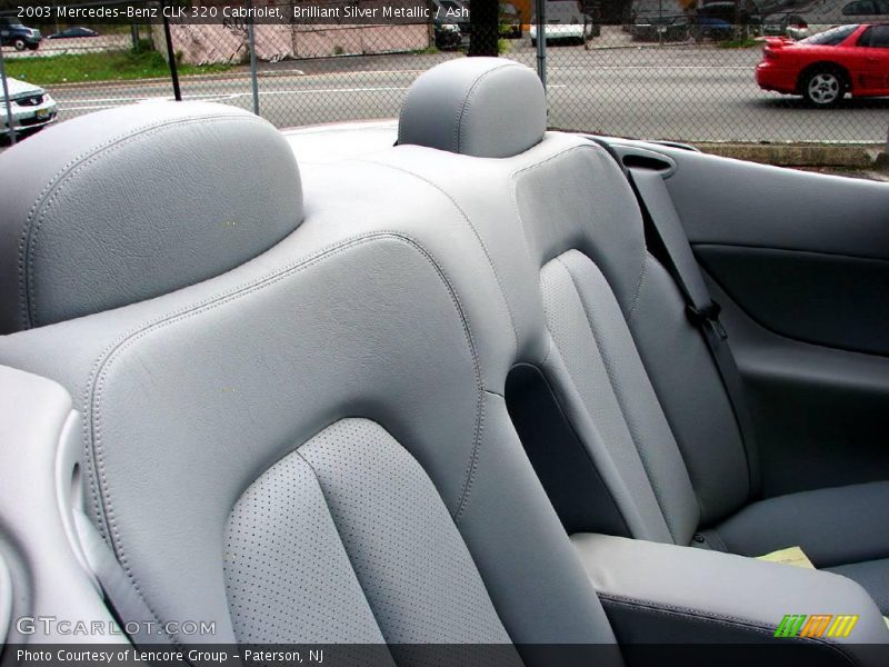 Brilliant Silver Metallic / Ash 2003 Mercedes-Benz CLK 320 Cabriolet