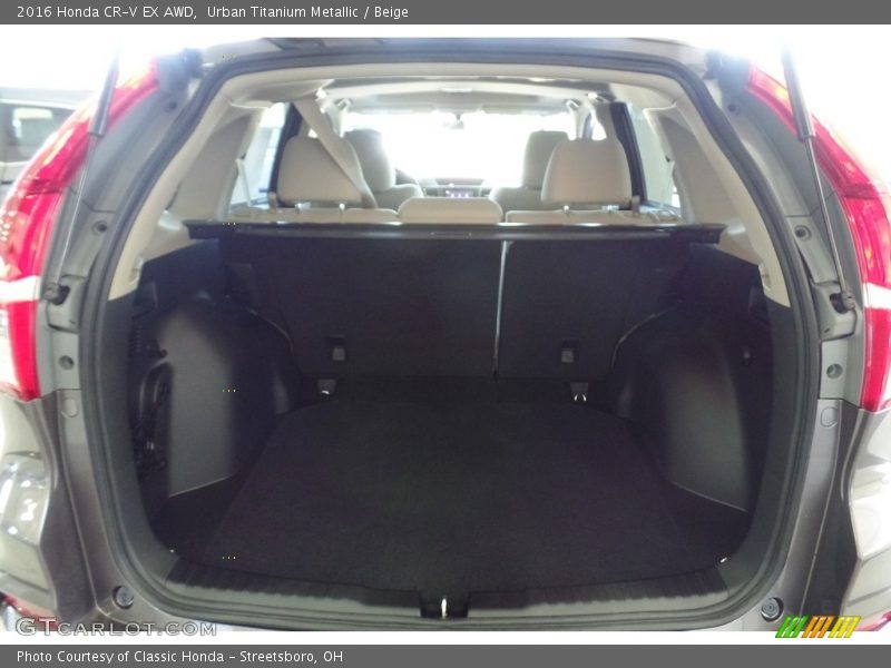 Urban Titanium Metallic / Beige 2016 Honda CR-V EX AWD