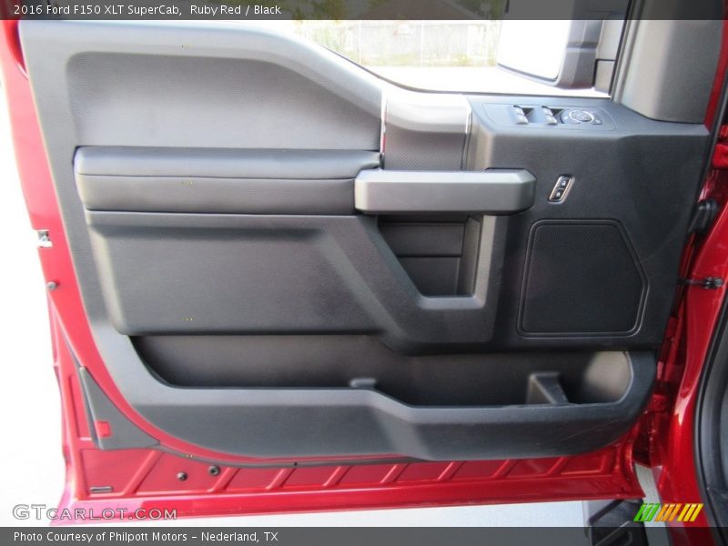 Ruby Red / Black 2016 Ford F150 XLT SuperCab