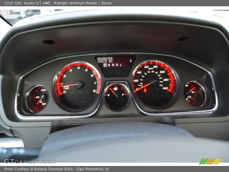 Midnight Amethyst Metallic / Ebony 2016 GMC Acadia SLT AWD