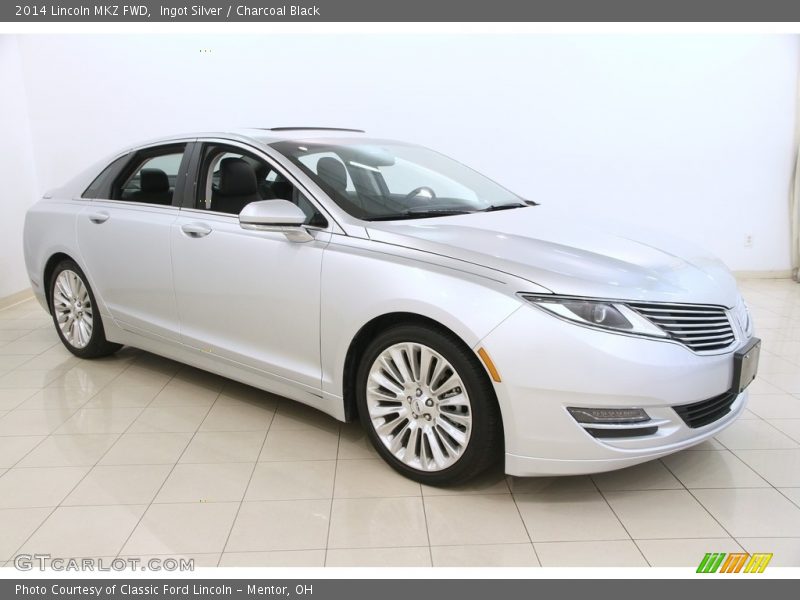 Ingot Silver / Charcoal Black 2014 Lincoln MKZ FWD