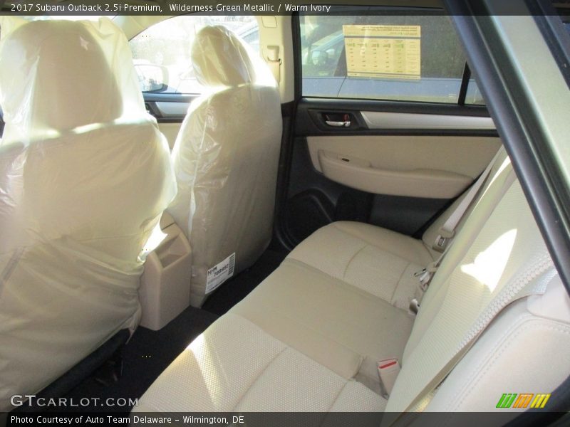 Wilderness Green Metallic / Warm Ivory 2017 Subaru Outback 2.5i Premium