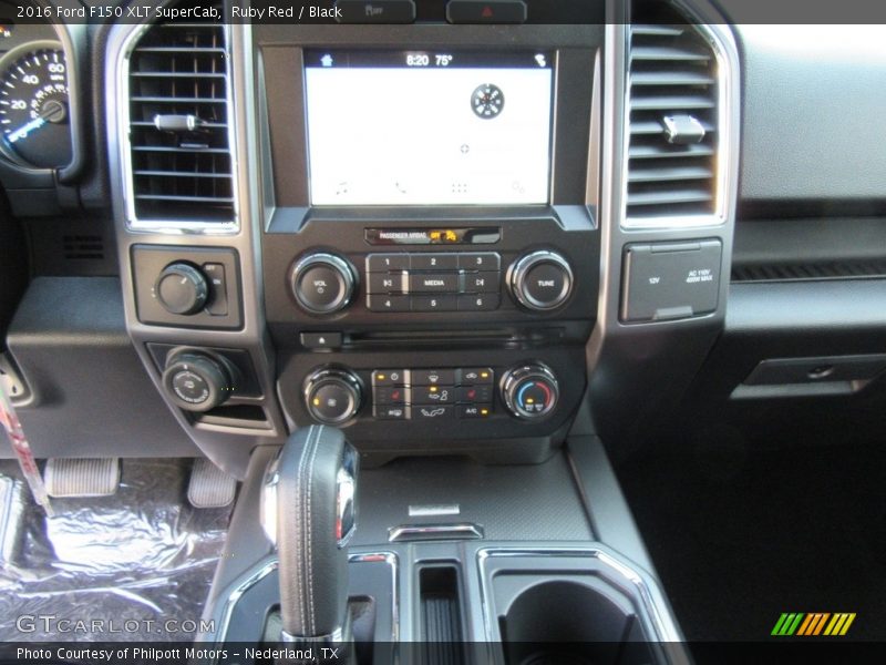 Ruby Red / Black 2016 Ford F150 XLT SuperCab