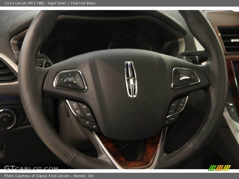 Ingot Silver / Charcoal Black 2014 Lincoln MKZ FWD