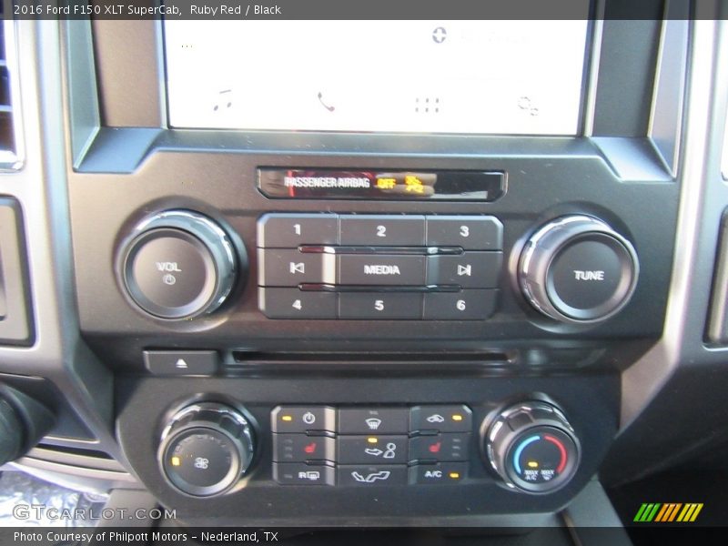 Ruby Red / Black 2016 Ford F150 XLT SuperCab