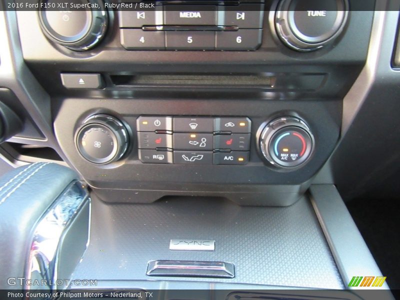 Ruby Red / Black 2016 Ford F150 XLT SuperCab