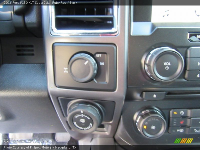Ruby Red / Black 2016 Ford F150 XLT SuperCab