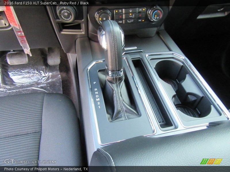 Ruby Red / Black 2016 Ford F150 XLT SuperCab