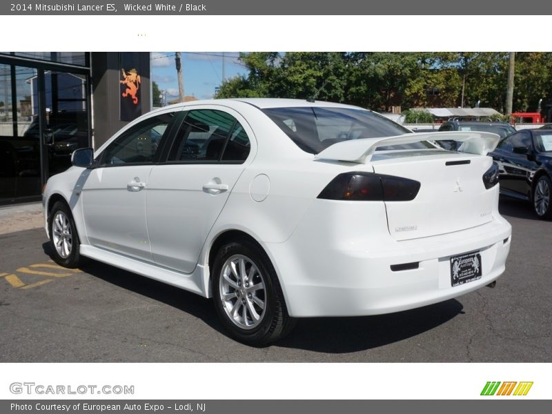 Wicked White / Black 2014 Mitsubishi Lancer ES