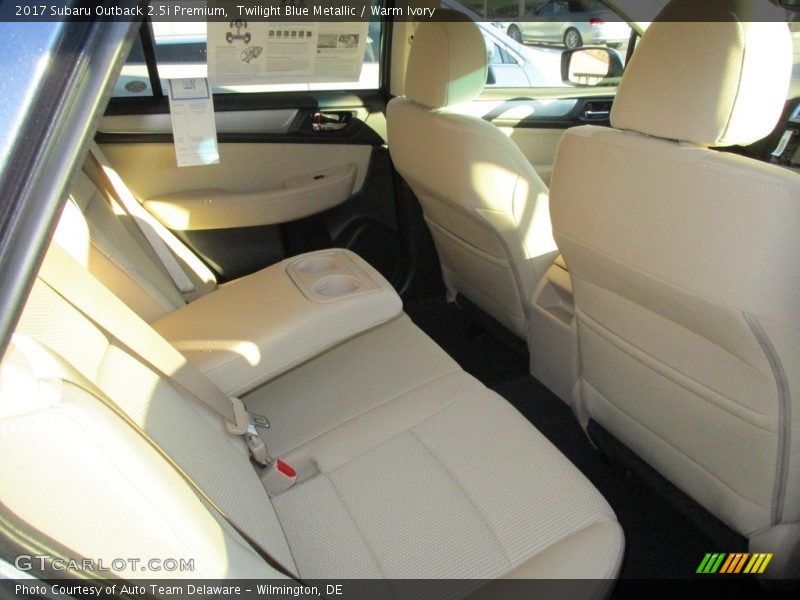 Twilight Blue Metallic / Warm Ivory 2017 Subaru Outback 2.5i Premium