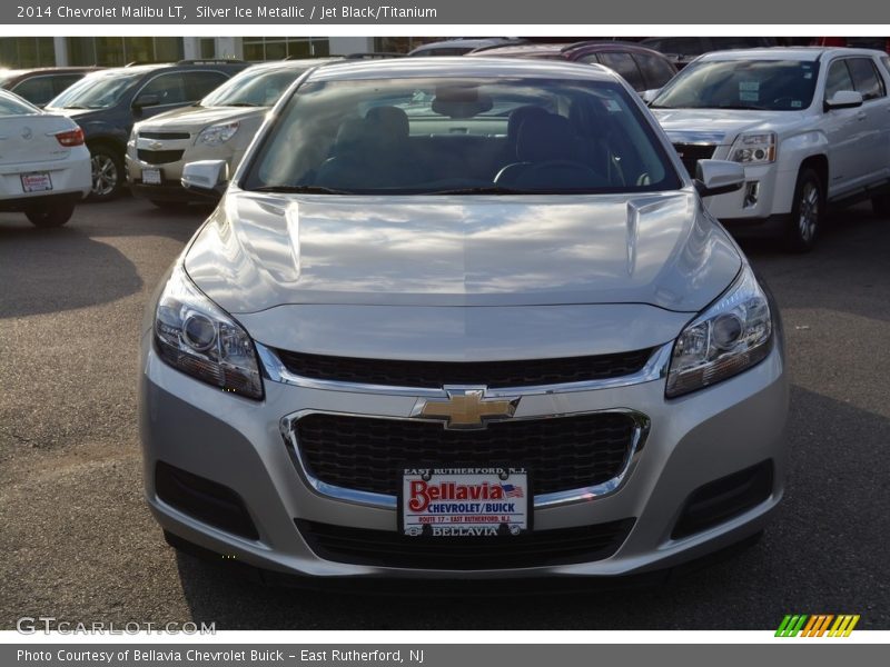 Silver Ice Metallic / Jet Black/Titanium 2014 Chevrolet Malibu LT