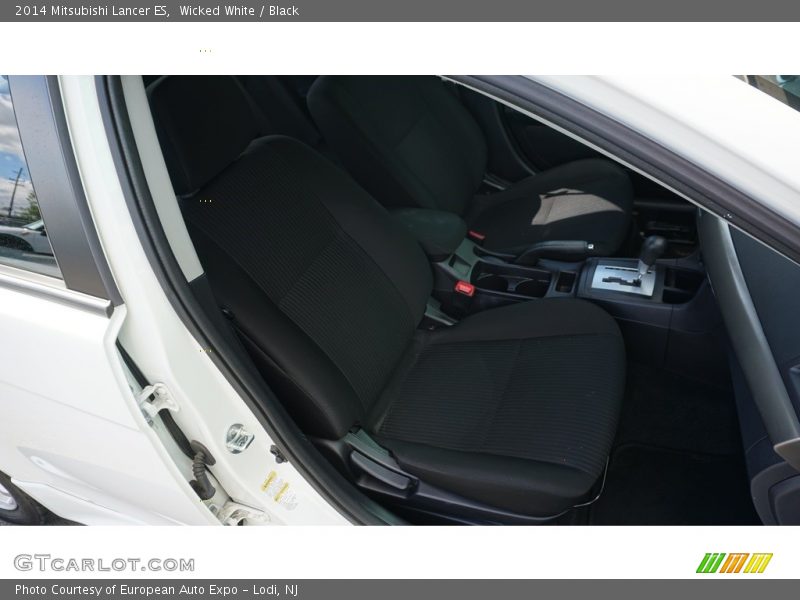 Wicked White / Black 2014 Mitsubishi Lancer ES