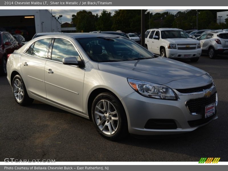 Silver Ice Metallic / Jet Black/Titanium 2014 Chevrolet Malibu LT