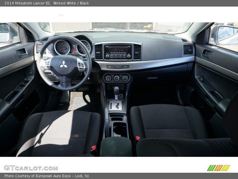 Wicked White / Black 2014 Mitsubishi Lancer ES