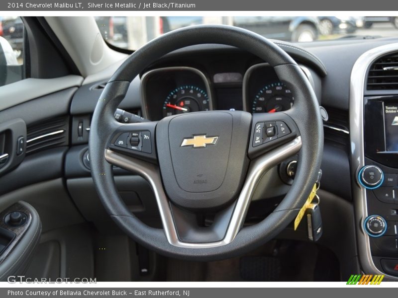 Silver Ice Metallic / Jet Black/Titanium 2014 Chevrolet Malibu LT
