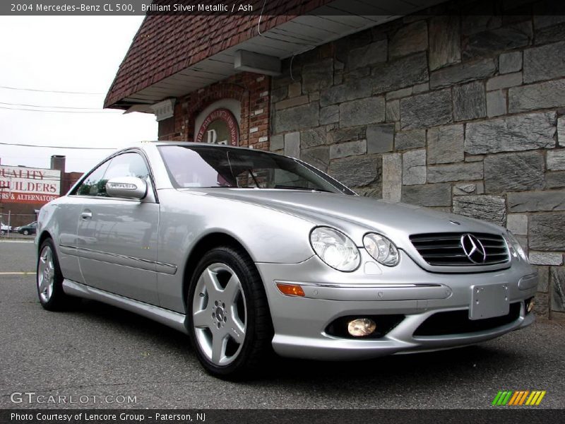 Brilliant Silver Metallic / Ash 2004 Mercedes-Benz CL 500