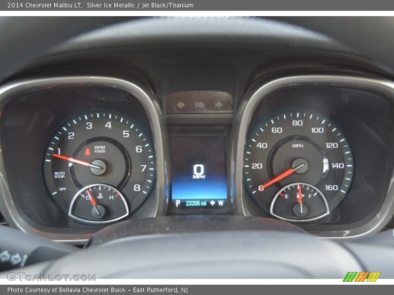 Silver Ice Metallic / Jet Black/Titanium 2014 Chevrolet Malibu LT