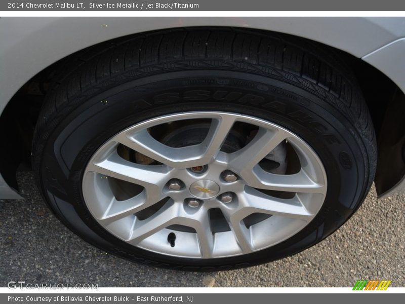 Silver Ice Metallic / Jet Black/Titanium 2014 Chevrolet Malibu LT