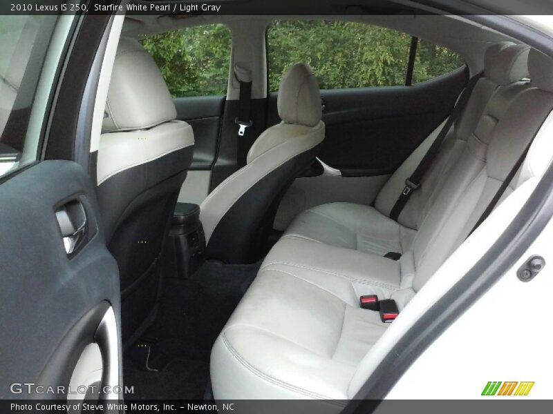Starfire White Pearl / Light Gray 2010 Lexus IS 250