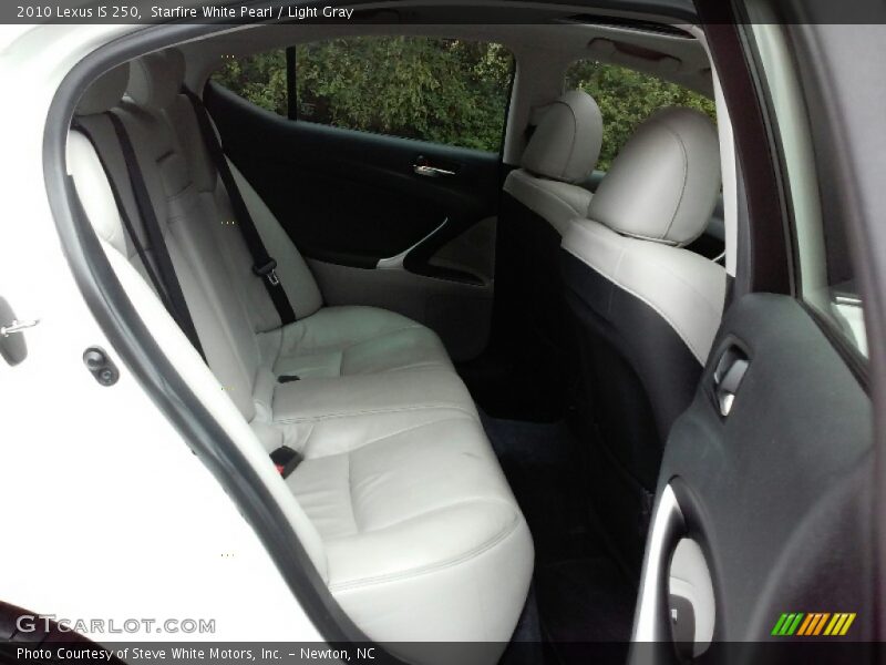 Starfire White Pearl / Light Gray 2010 Lexus IS 250