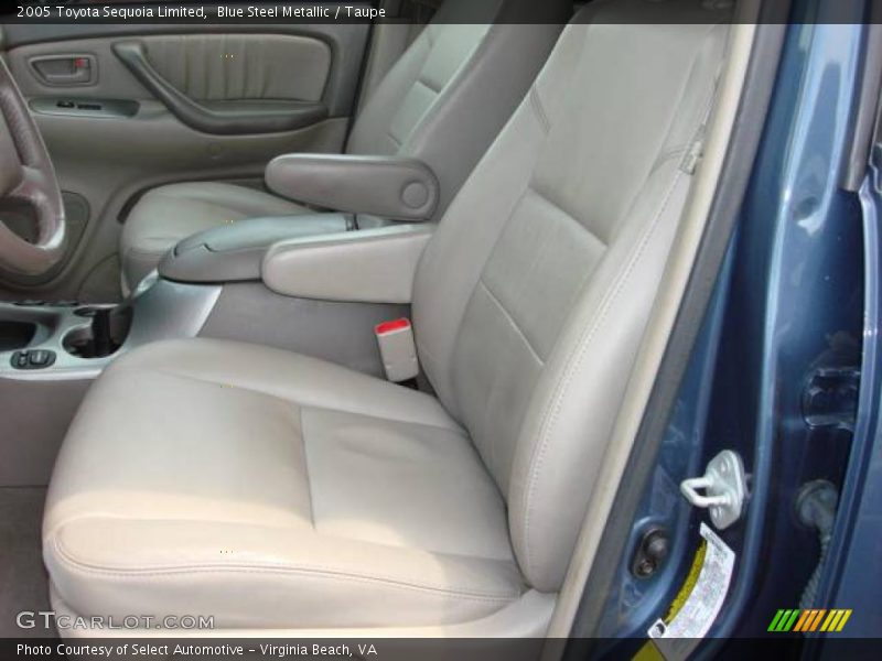 Blue Steel Metallic / Taupe 2005 Toyota Sequoia Limited