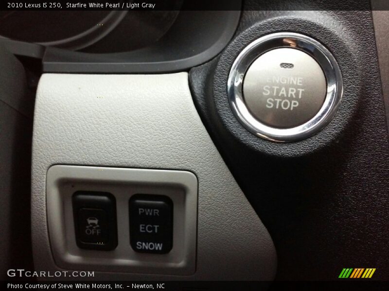 Starfire White Pearl / Light Gray 2010 Lexus IS 250
