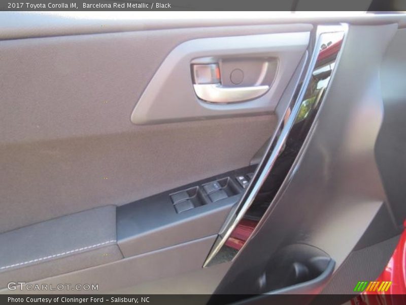 Barcelona Red Metallic / Black 2017 Toyota Corolla iM