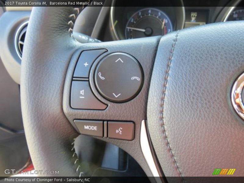 Controls of 2017 Corolla iM 