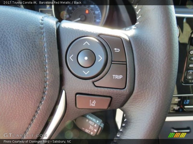 Controls of 2017 Corolla iM 