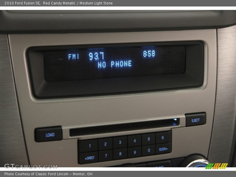Red Candy Metallic / Medium Light Stone 2010 Ford Fusion SE