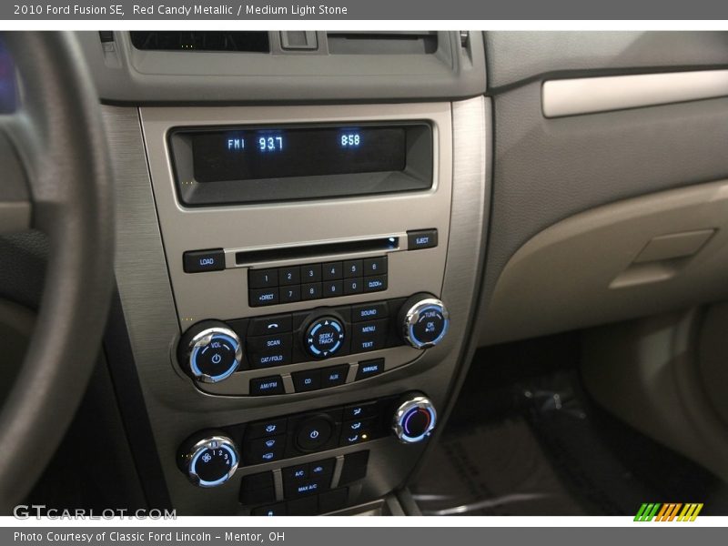 Red Candy Metallic / Medium Light Stone 2010 Ford Fusion SE