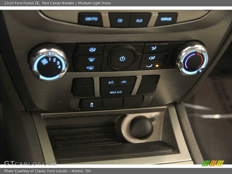 Red Candy Metallic / Medium Light Stone 2010 Ford Fusion SE