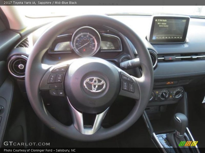 Sapphire / Mid-Blue Black 2017 Toyota Yaris iA