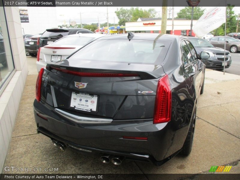 Phantom Gray Metallic / Jet Black 2017 Cadillac ATS V Sedan